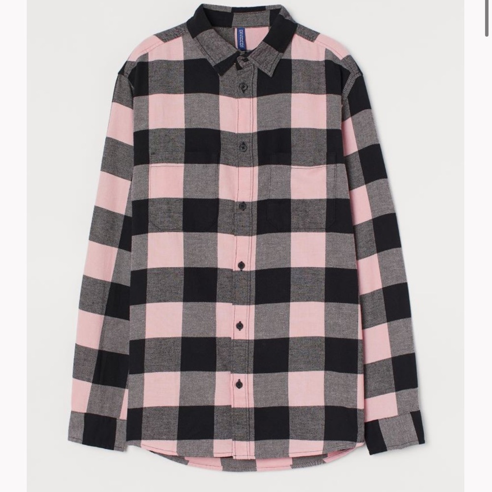 Pink and Black Flannel
